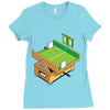 pre computers Ladies Fitted T-Shirt