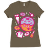 donut ghost baking Ladies Fitted T-Shirt