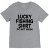 luck fishing V-Neck Tee