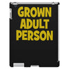 grown adult person iPad 3 and 4 Case