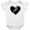 broken heart xxx black Baby Bodysuit