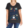 so many books Ladies Curvy T-Shirt