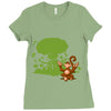 apathetic in the face of certain annihilation Ladies Fitted T-Shirt