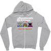 basements and kittens Zipper Hoodie