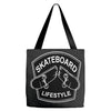 skateboard Tote Bags