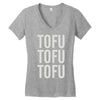 tofu tofu tofu Women's V-Neck T-Shirt