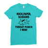 throat punch i win Ladies Fitted T-Shirt