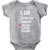republican, democrat, busy slaying dragons fantasy Baby Onesie