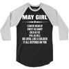 Super May Girl 3/4 Sleeve Shirt
