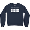 police box for who Crewneck Sweatshirt