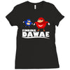 Finding Da Wae Shirt - Ugandan Knuckles Shirt Ladies Fitted T-Shirt