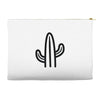 minimalistic cactus Accessory Pouches