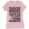 Vietnam Veteran Granddaughter Ladies Fitted T-Shirt