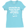 if you can read this put me back on my horse Ladies Fitted T-Shirt