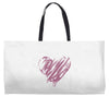 valentines day hearts Weekender Totes