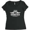 i have two titles aunt and godmother Women's Triblend Scoop T-shirt