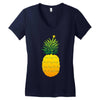 pineapple christmas tree Women's V-Neck T-Shirt