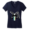 Killerbunny2007 Rainbow Overflow Women's V-Neck T-Shirt