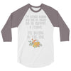 ice cream or a felony 3/4 Sleeve Shirt