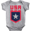 land of the free Baby Bodysuit