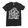 together we make a family 2 Ladies Fitted T-Shirt