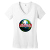the world is always spinnin Women's V-Neck T-Shirt