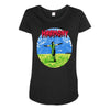 the sound of kombat Maternity Scoop Neck T-shirt