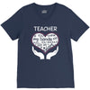 heart of a teacher. if you think my hands are full, you should see my V-Neck Tee