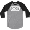 2x dot sticker vinyl decal d.o 3/4 Sleeve Shirt