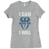 i can  i will Ladies Fitted T-Shirt