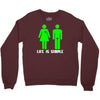 life is simple funny Crewneck Sweatshirt