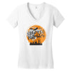 happy halloween 1 Women's V-Neck T-Shirt