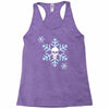 skull snowflakes alternative christmas jumper Racerback Tank