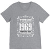 vintage made in 1969 perfectly aged a living legend V-Neck Tee