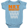 net worthy basketball Baby Onesie