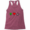 peace love coffee (2) Racerback Tank