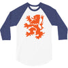 dutch lion rampant 3/4 Sleeve Shirt