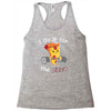 i do it for the pizza Racerback Tank