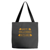 happy halloween witches Tote Bags