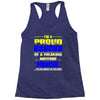 proud dad nurse Racerback Tank
