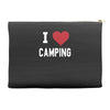 i love camping! Accessory Pouches
