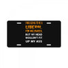 liberal for halloween License Plate