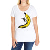 banana halfpipe Ladies Curvy T-Shirt