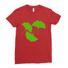ginkgo leaves Ladies Fitted T-Shirt