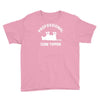 pro cow tipper tipping funny Youth Tee