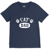 cat dad V-Neck Tee