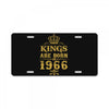 kings are born in 1966 License Plate