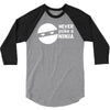 never poke a ninja 3/4 Sleeve Shirt