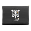 pregnant skeleton baby costume halloween maternity ninja ladies Accessory Pouches