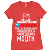 Donald trump The D Is Missing Ladies Fitted T-Shirt